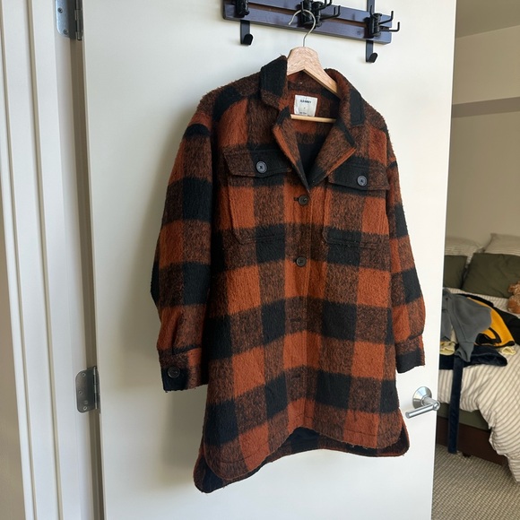 Women’s Plaid Wool-Blend Jacket - Picture 1 of 1